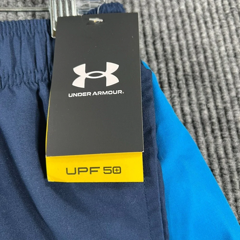 Under Armour Shorts Mens Medium Blue Lined Casual Active Workout New